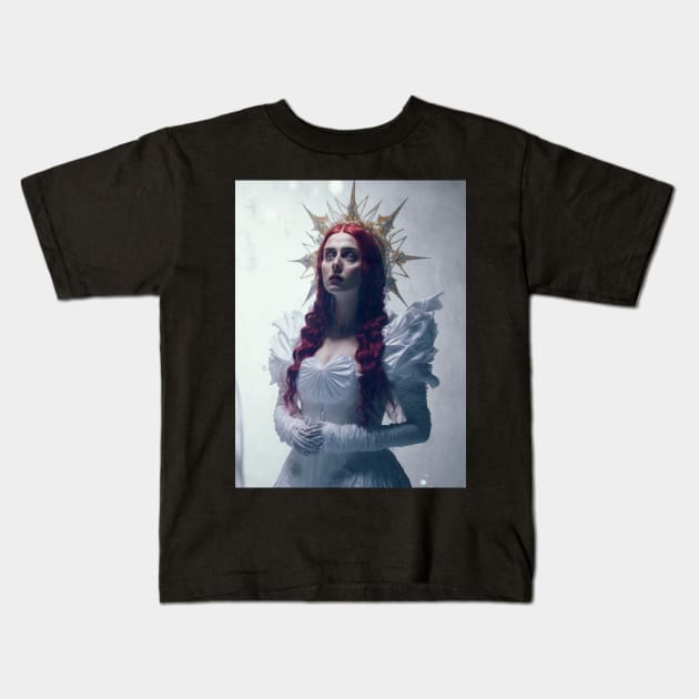 Snow Queen Kids T-Shirt by Geek Culture